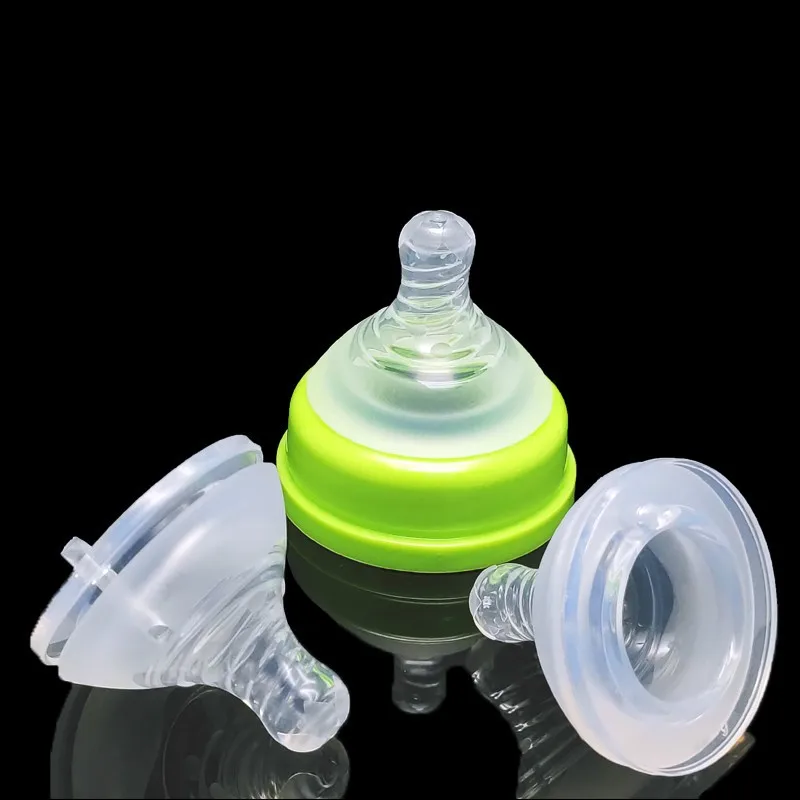

Wide Caliber Frosted Threaded Nipple Petals Breast Nipple Can Match All Kinds Of Wide Mouth Bottle Teats 50pc/lot