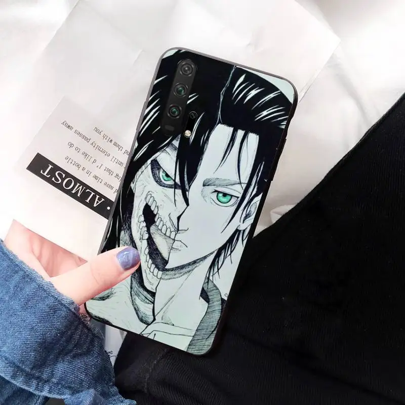 

Attack On Titan Phone Case For Huawei Honor 7A/8X/9/9Lite/10/10Lite 9X 20 20S View30/30Pro Cases