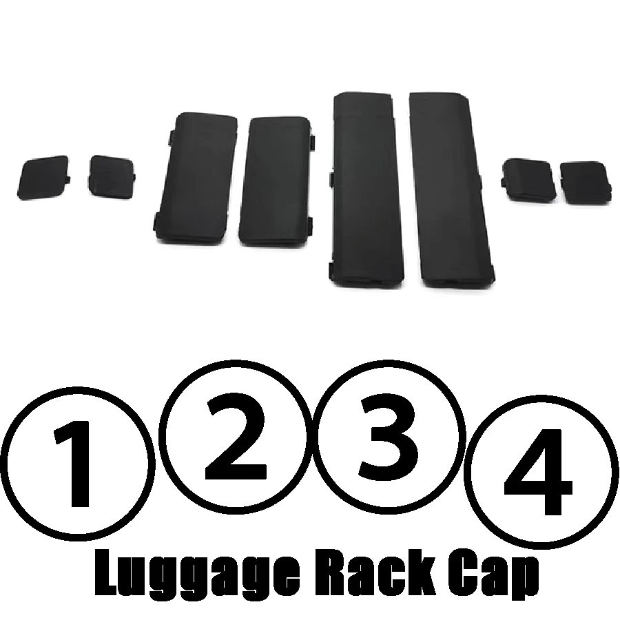 8 шт./компл. ABS черная крышка багажника на крышу автомобиля удалить крышку