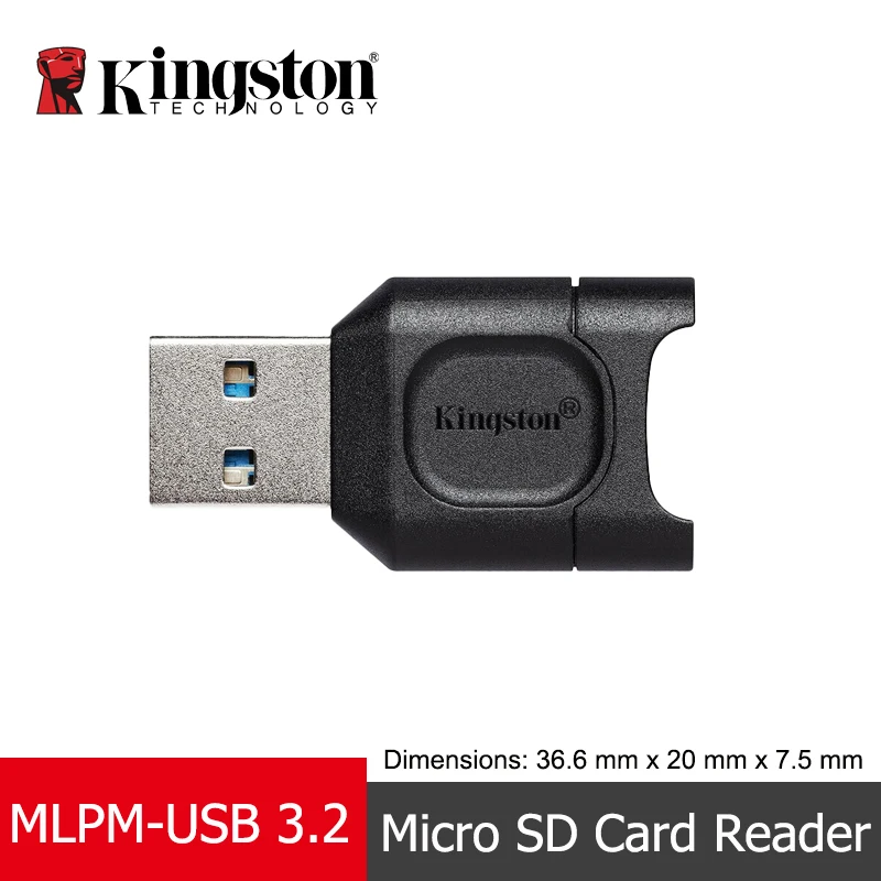 Kingston оригинальный мини Micro SD кард ридер USB MLPM дешевые продукты SDHC SDXC