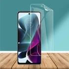 Для Motorola Moto G200 G71 G51 5G G31 G41 прозрачная ТПУматовая Гидрогелевая Защитная пленка с защитой от отпечатков пальцев