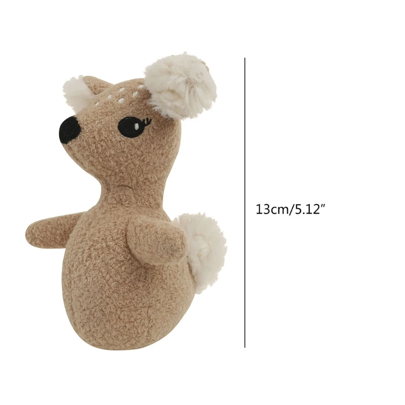 

13cm/5in Plush Doll Stuffed Animal Deer/Duck Toy Soft Comfortable Doll Early Education Toy Home Decoration Xmas Gift