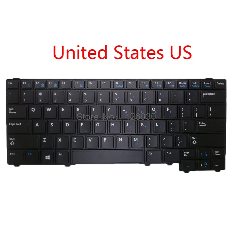 Клавиатура для ноутбука США DELL Latitude E5440 P44G английская модель PK130WQ4A0 SN72230 SG-60710-XUA 0Y4H14