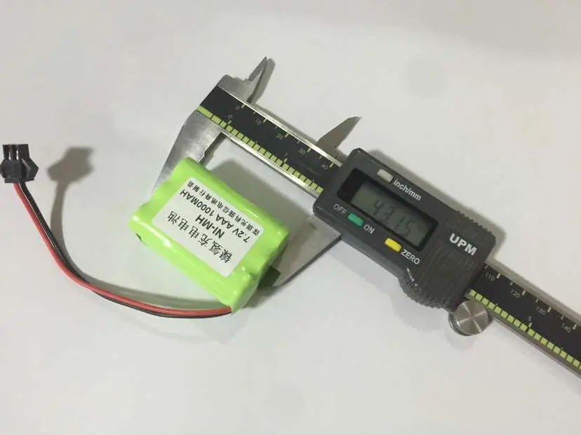 Новинка оригинальный никель-металлогидридный аккумулятор AAA 7 2 В 1000 мАч с одной