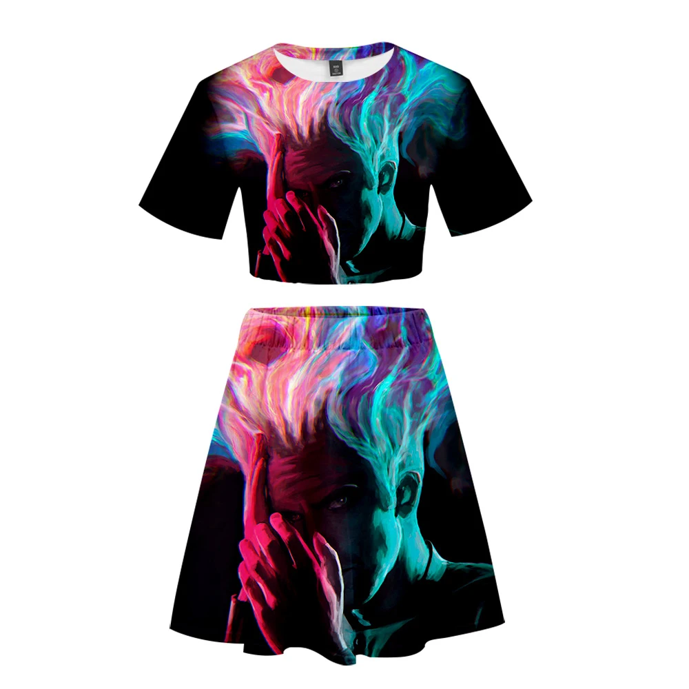 Костюм с короткой юбкой из легиона Лидер продаж футболка короткими рукавами и