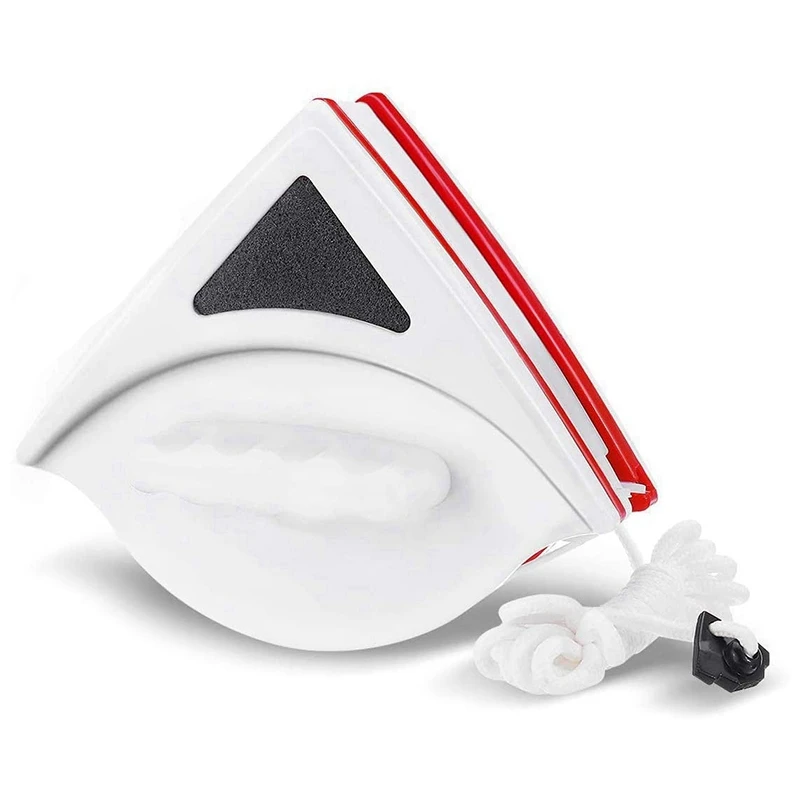 

Двухсторонняя netic Бытовая оконная щетка для чистки стекла, стеклоочиститель с противоскользящей веревкой, для стекла толщиной 15-24 мм