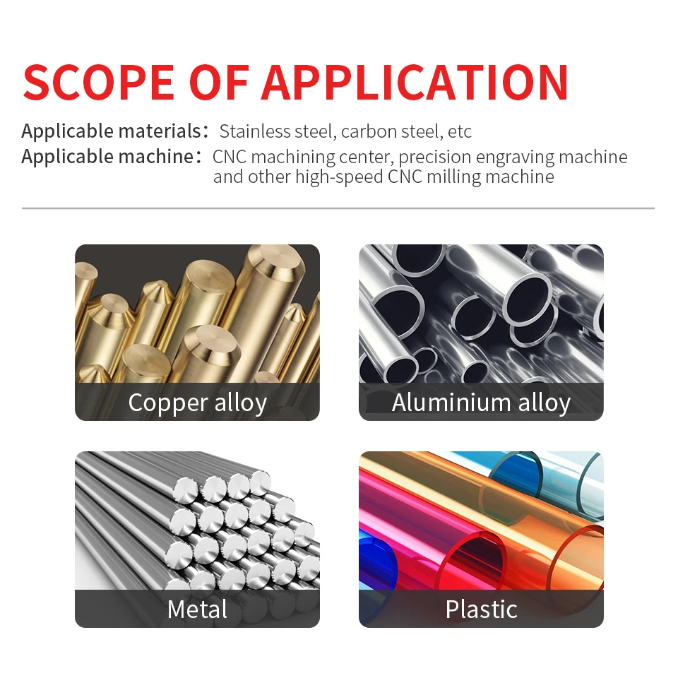 

Cutting Tool End Mill Tungsten Steel Milling Cutter for Aluminum 1mm 1.5mm 2mm 2.5mm 3mm 3.5mm 4mm 5mm 6mm 8mm 10mm 12mm