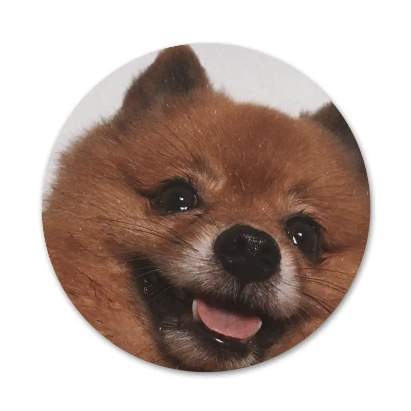 Своего померанского шпица собаки значок с собакой брошь заколка аксессуары для