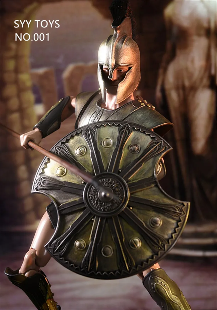 SYY TOYS NO.001 1/6 Scale Collectible Greek Warrior Male Soldier 12" Full Set Action Figure Model for Fans Gifts | Игрушки и хобби