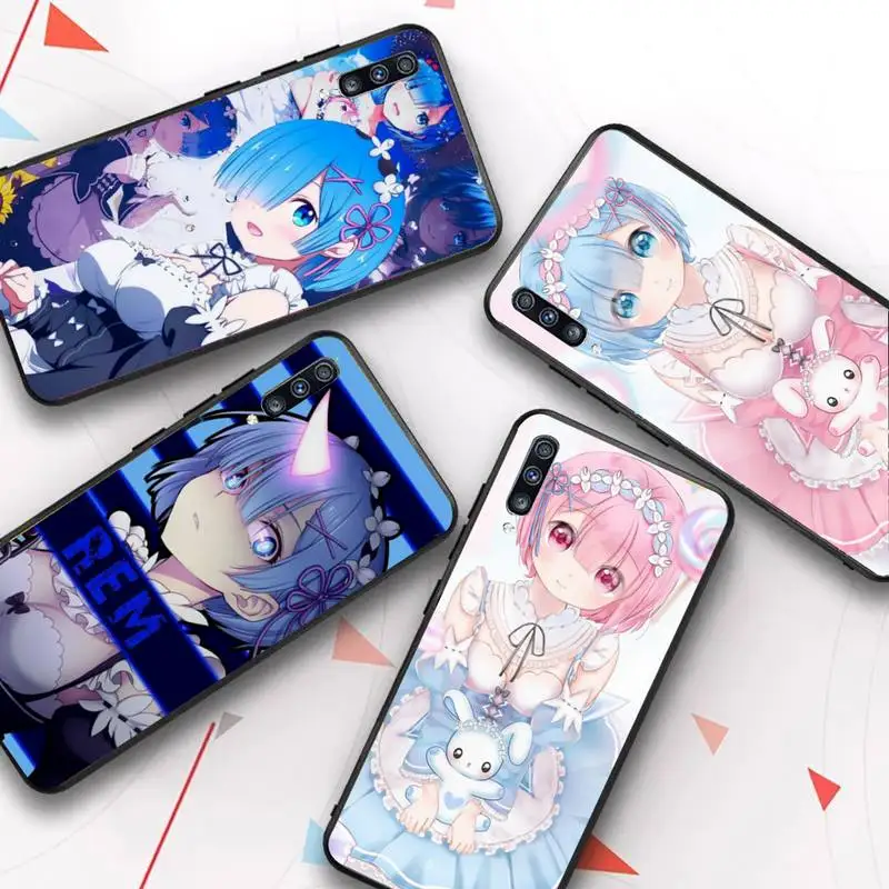 

Anime Re ZERO Ram Rem In Phone Case for Samsung Galaxy A51 30s a71 A21s A70 10 A30 Capa