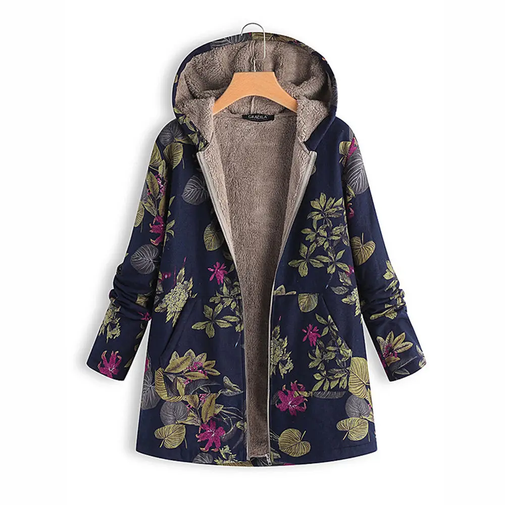 Boho флисовое пальто негабаритных 5XL плюшевый флисовый внутренний кардиган с капюшоном на молнии длинное пальто женские зимние поддельные меховые кардиганы куртка