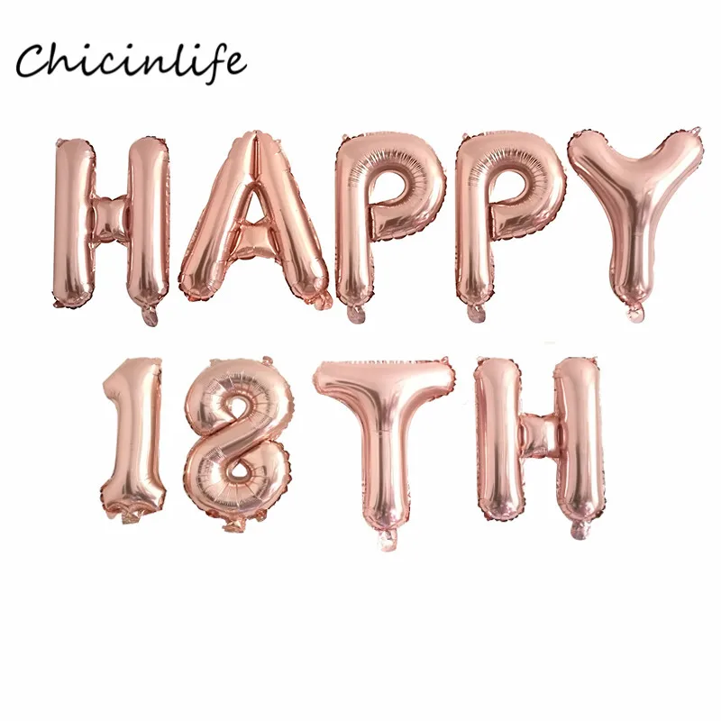 18th День рождения Реквизит для фотокамер С капюшоном с изображением воздушных