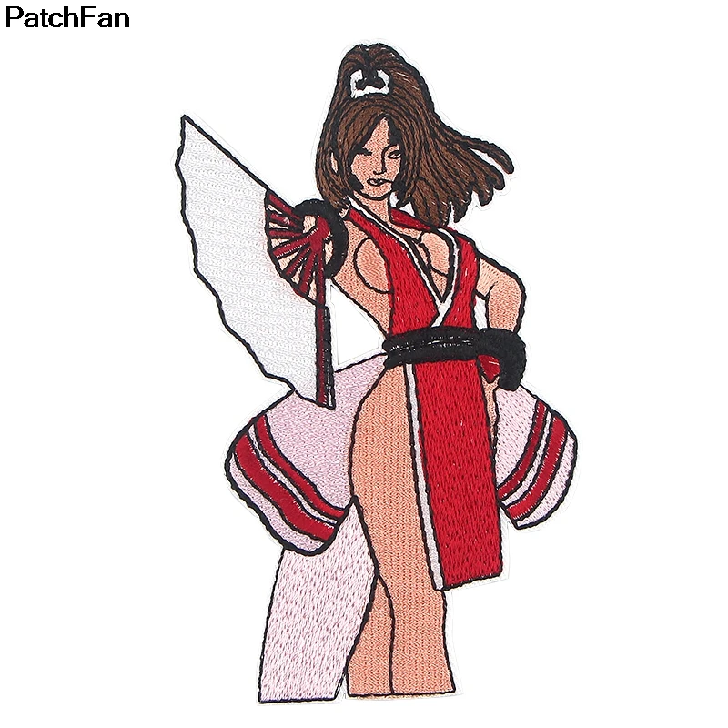 

A3384 Patchfan Anime Inuyasha My Hero Academia Vangogh Horror Clown Iron On Embroidered Patches For Clothing Stickers