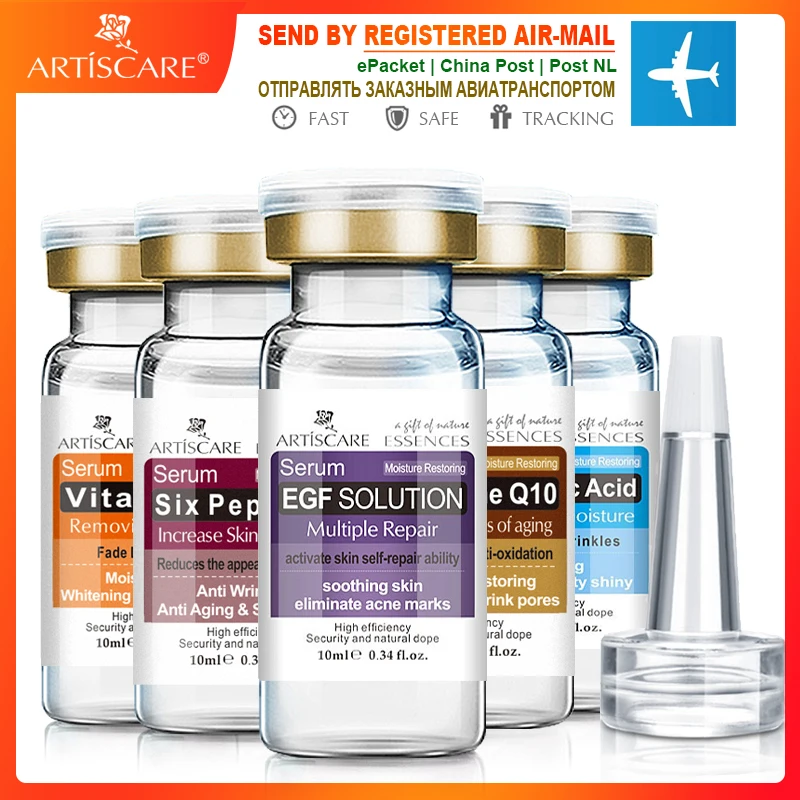 ARTISCARE отбеливающая и антивозрастная Сыворотка костюм 5 шт./лот увлажнение против