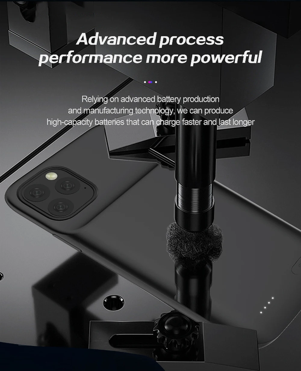 Для iPhone 11 Pro MAX чехол для зарядного устройства портативный внешний аккумулятор мягкий силиконовый внешний аккумулятор чехол для зарядки для iPhone 11
