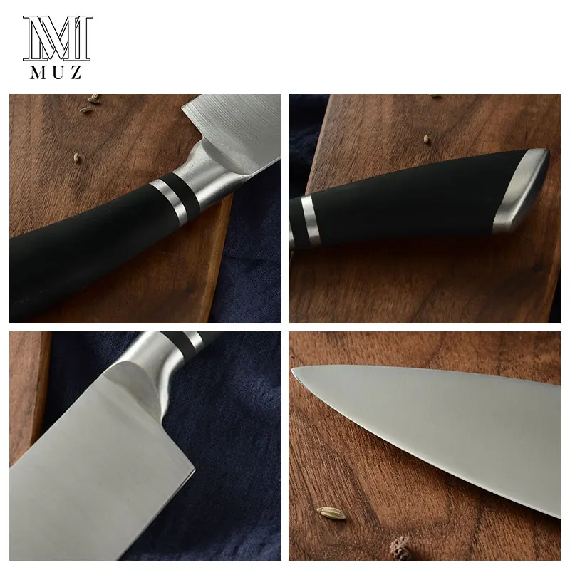 Поварские ножи набор ножей из нержавеющей стали кухонные аксессуары инструмент