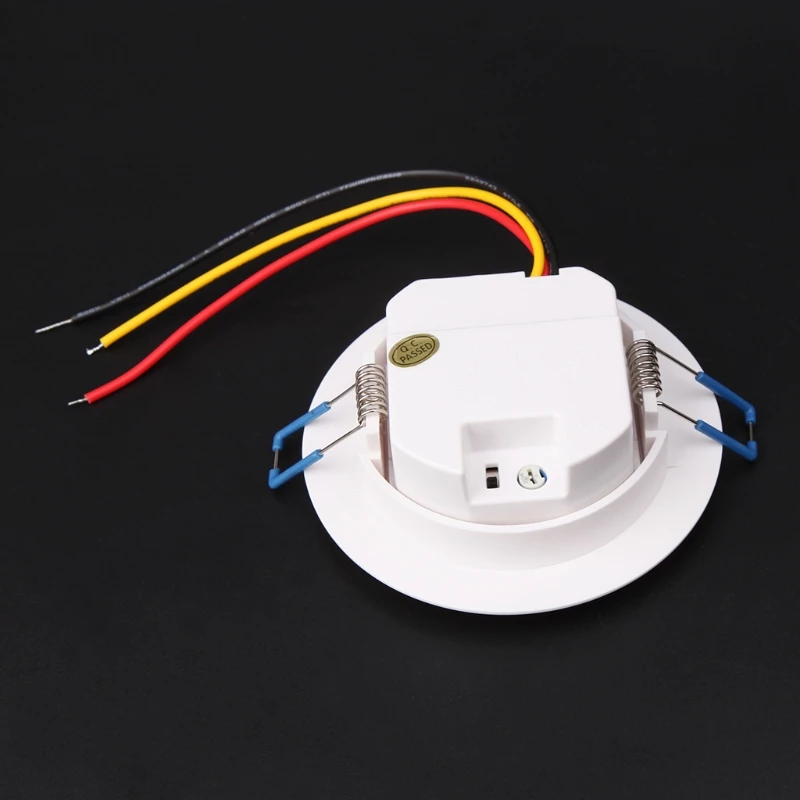 220 В инфракрасный ИК-датчик движения встроенный светильник переключатель лампы