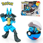Покемон оригинальные деформационные игрушки Аниме Lucario фигурка Пикачу; Чаризард Карманный Монстр Pokeball модель подарки на день рождения