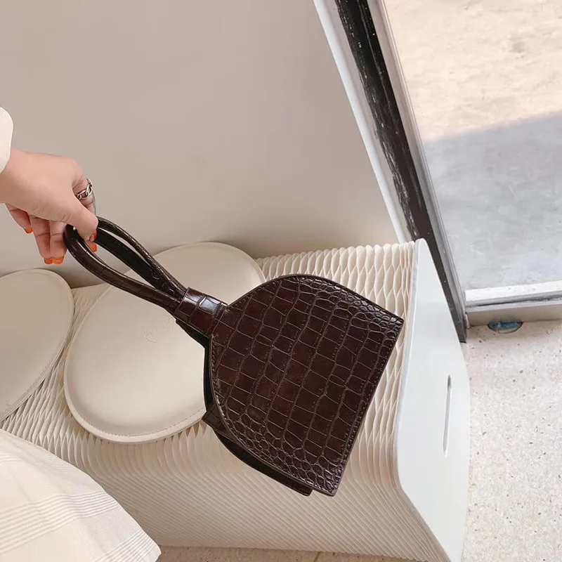 Кожаная сумка через плечо с каменным узором для женщин 2020 модная однотонная на