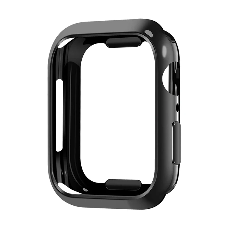 Lawatch TA чехол для Apple Watch Series 4 крышка 44 мм 40 мм бампер черный ТПУ ультратонкий защитный чехол для часов iWatch 4