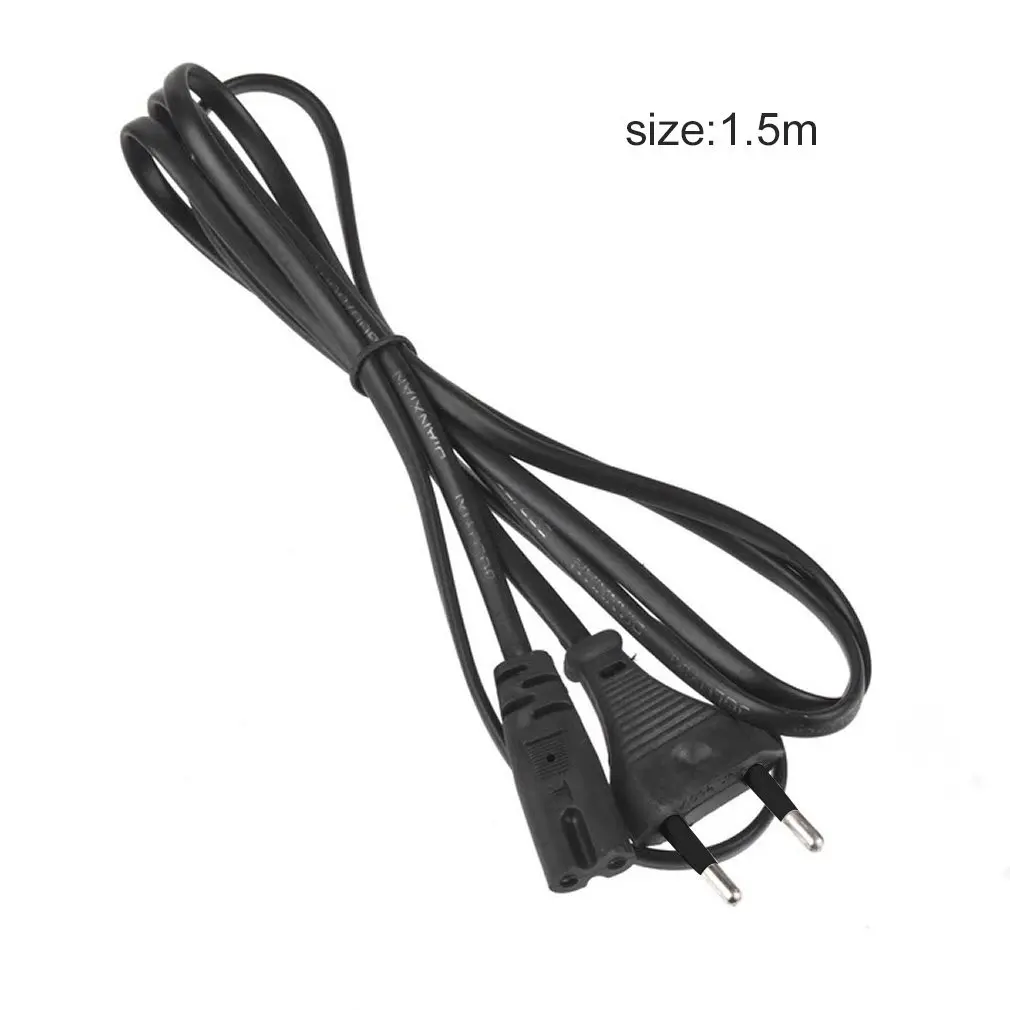 

EU Cable Power Supply Cord Universal 2 Pin Prong Laptop Adapter Power Cord Cable For Samsung Power Supply XBOX PS4 Notebook