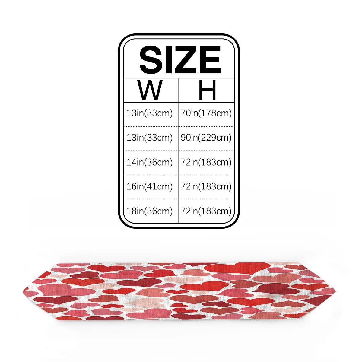 Сердца Красного цвета на День святого Валентина сердца скатерти праздничная