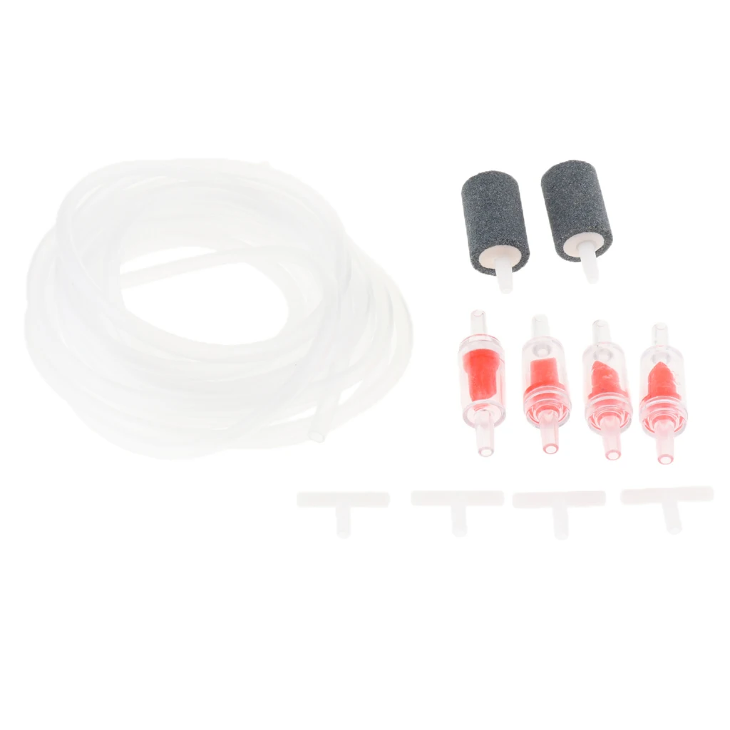 

11Pcs Standard Airline Tubing Air Pump Accessories For Fish Tank