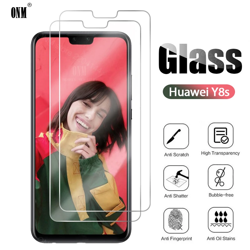 10 шт Y8s закаленное стекло для Huawei Защита экрана Защитная стеклянная