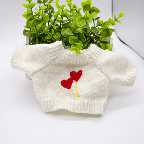 White A Boxi Милая Одежда Аксессуары для 30 см плюшевые куклы утка подарок на день рождения игрушка для детей дети взрослые - Цвет: White A