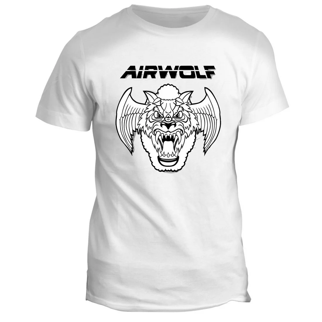 Airwolf Air Wolf фильм ТВ сериал 80s ретро мужские шоу Топы Футболка Забавные топы с
