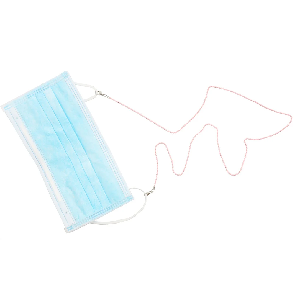 

Fashion Convenient Mask Chain Necklace For Women Long Strap Beaded Hang Lanyard Neck Chains Mask Jewelry Accessories Holder