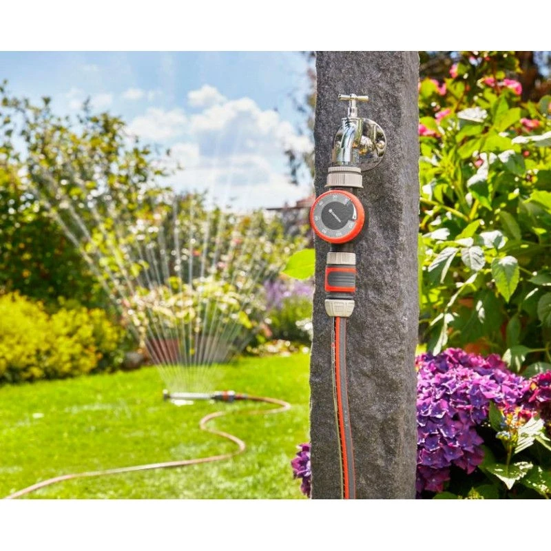 Комплект осциллирующий дождеватель Gardena Aqua S + таймер подачи воды | Дом и сад