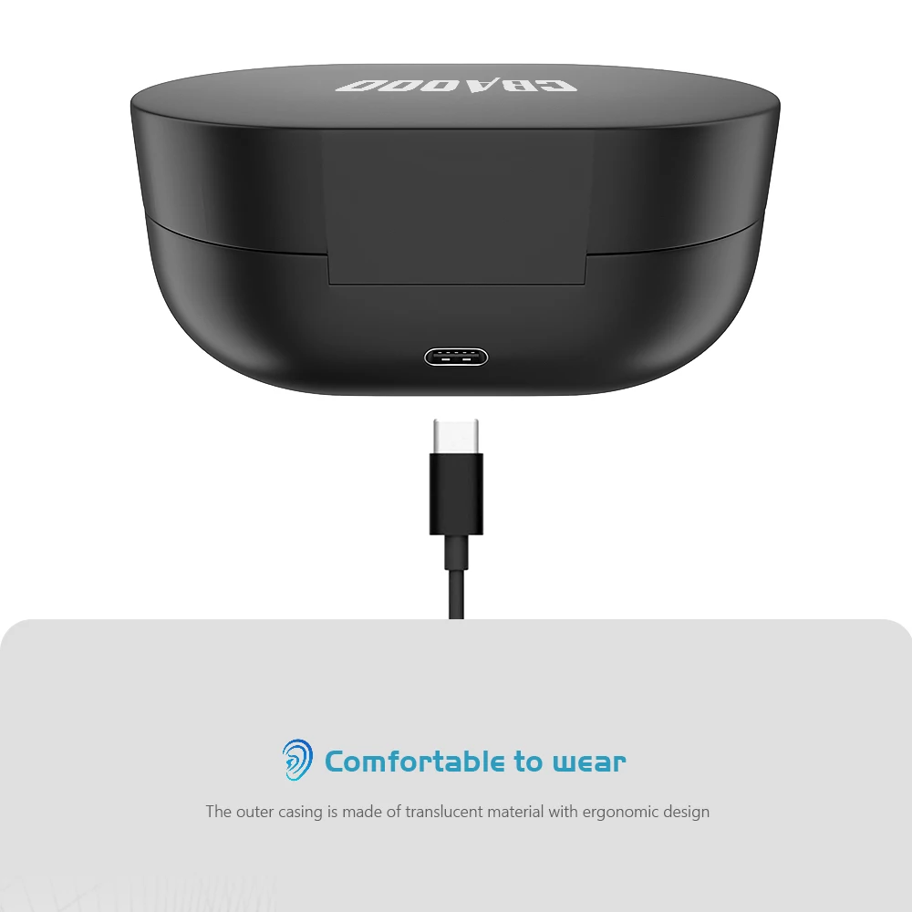 CBAOOO J15 TWS Mini V5.0 Bluetooth наушники сенсорная беспроводная гарнитура 6D стерео звук вкладыши двойной микрофон наушники водонепроницаемые