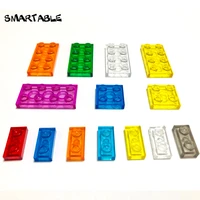 smartable plate 1x2 2x2 2x3 2x4 transparent building block part toy for kid compatible major brands 3023302230213020 100glot