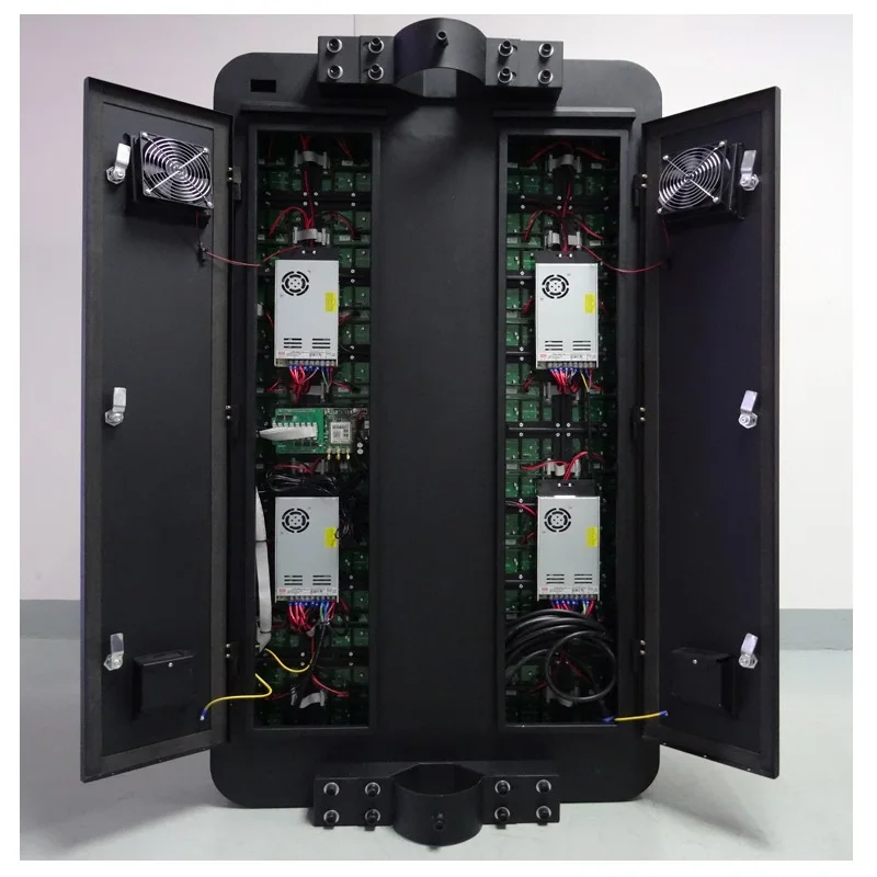 

3G 4G Wifi Outdoor P2.5 P3 P4 P5 Street LED Display Lighting Pole Screen IP65 Led Sign