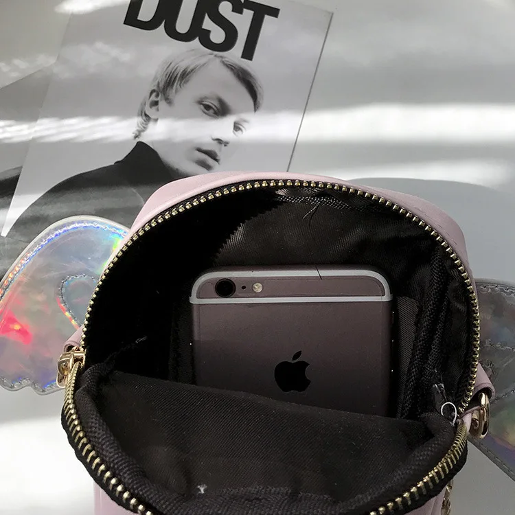 Новая модная блестящая женская мини сумка через плечо с принтом игры PlayStation Laser