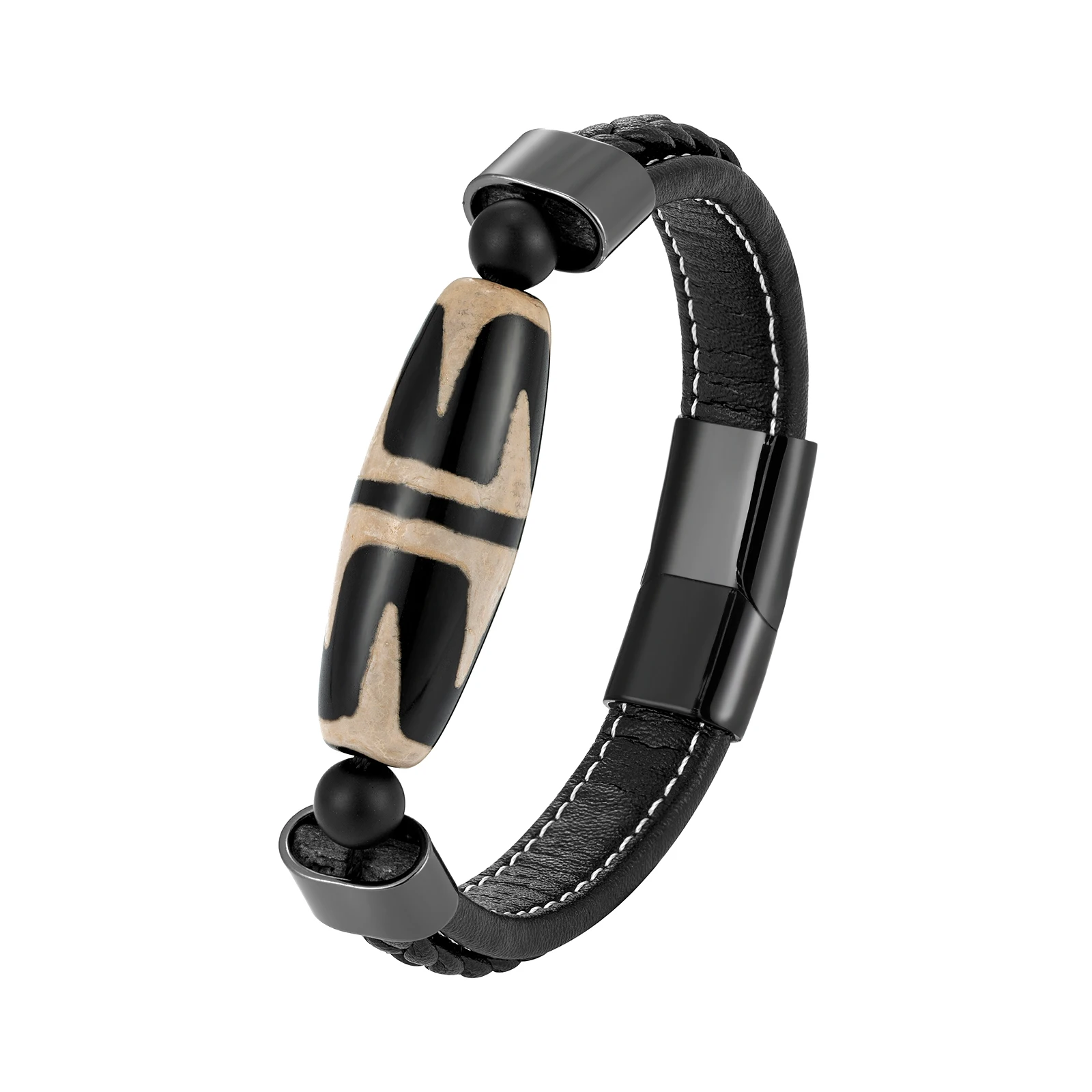 Новинка 2021 большие бусины Dzi с тигровым зубом ювелирные изделия из натурального