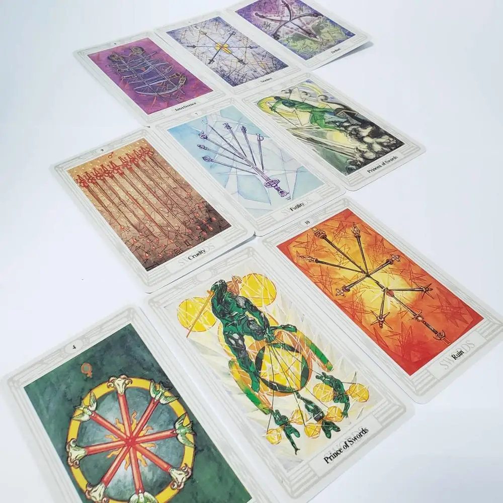 Тота Таро карты руководство-гадание fate Tarot колода настольная игра