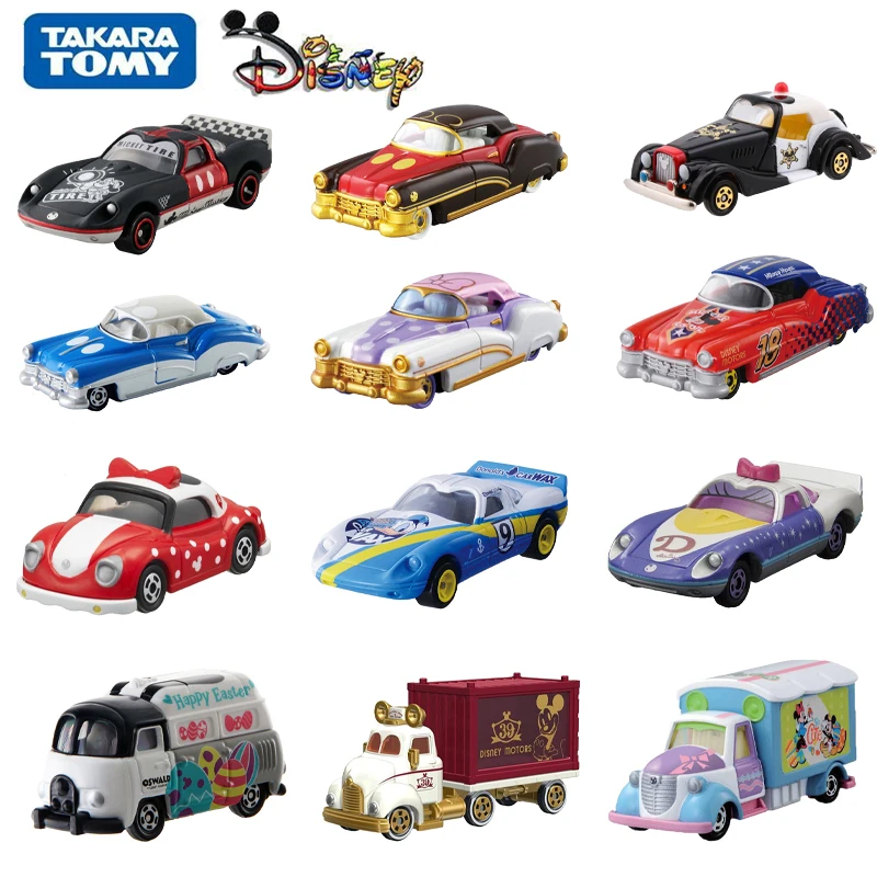 

Takara Tomy Tomica Original Alloy Car Mini Metal Diecast Toy Cars Disney Easter Mickey Goofy Minnie Donald Duck Model Kid Toys