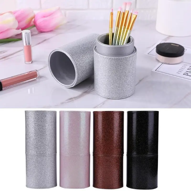 1 шт. Дорожная сумка из искусственной кожи косметическая кисть подставка для