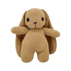 Шерстяная кукла ins 2020 1523 см, плюшевый кролик, вязаная крючком хлопковая кукла-кролик, ручное вязание, куклы-животные, куклы-кролики для пар