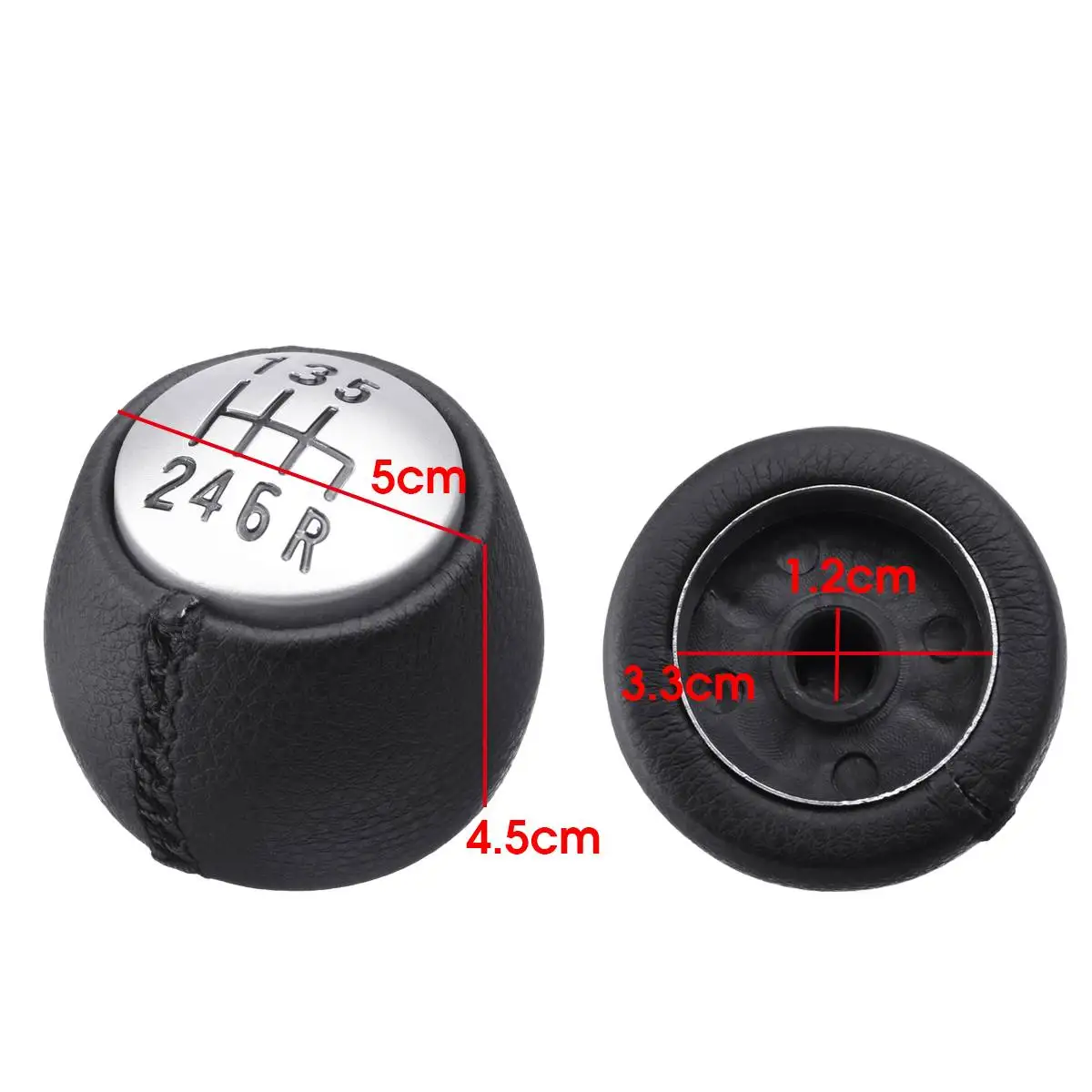 5 6 Скорость из искусственной кожи ручной рукоятка для рычага переключения