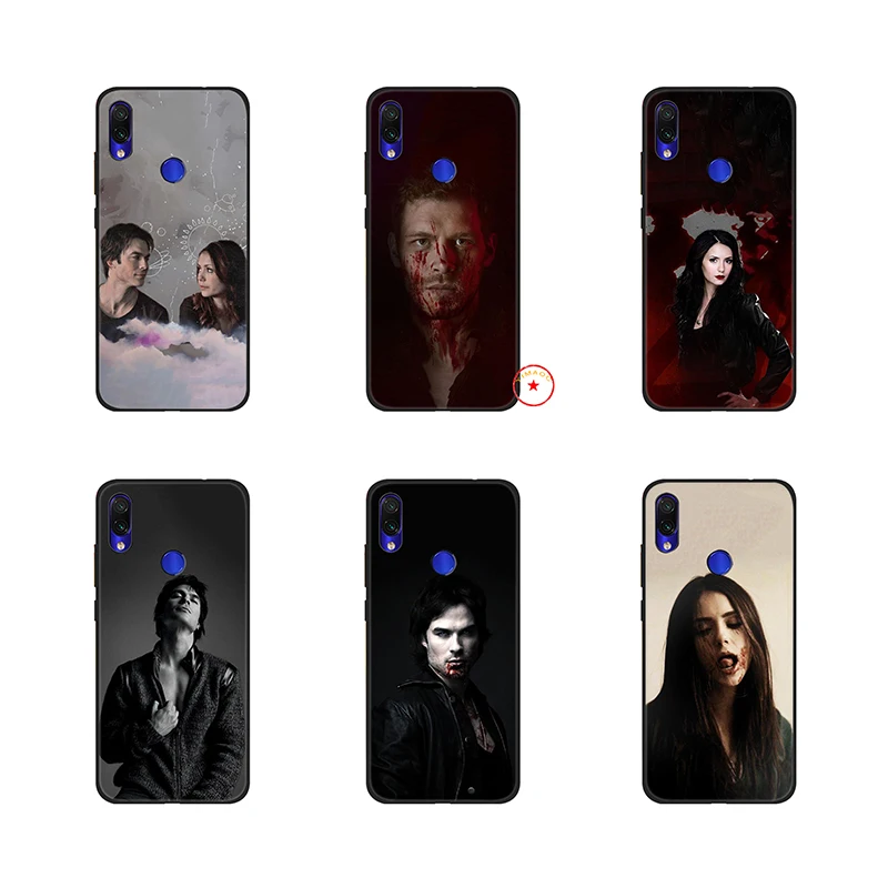 Дневники вампира мягкий чехол для Xiaomi Mi A1 A2 A3 8 9 Se Lite 9T Pro Max 3 Mia1 Mia2 MiA3 Pocophone F1 |
