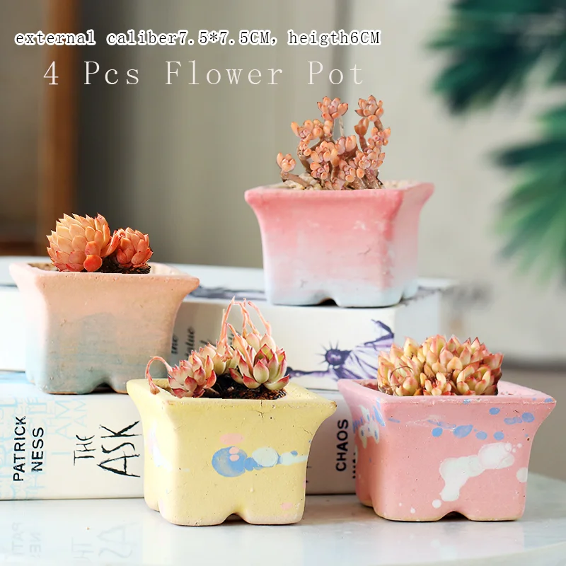 

Flower Pot Medicinal stone Ceramic Succulent Cactus Pot Plant Garden Ceramic Planter Pots Outdoor