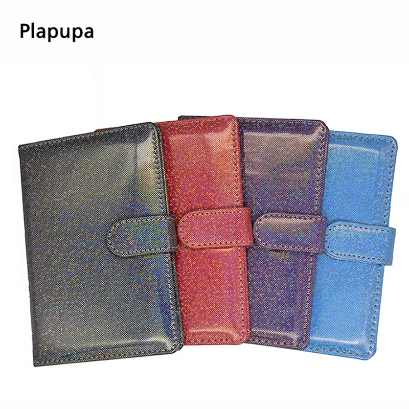 Блестящая Обложка для паспорта в горошек со звездами с пряжкой и ID держатель карт