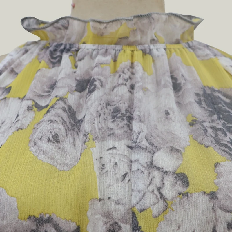 Женское длинное шифоновое платье элегантное облегающее Платье макси с высоким