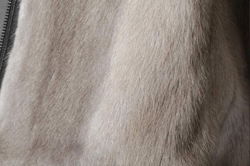 

Leather Genuine Jacket Men Winter Real Cowhide Coat Natural Mink Fur Liner Luxury Mens Leather Jackets