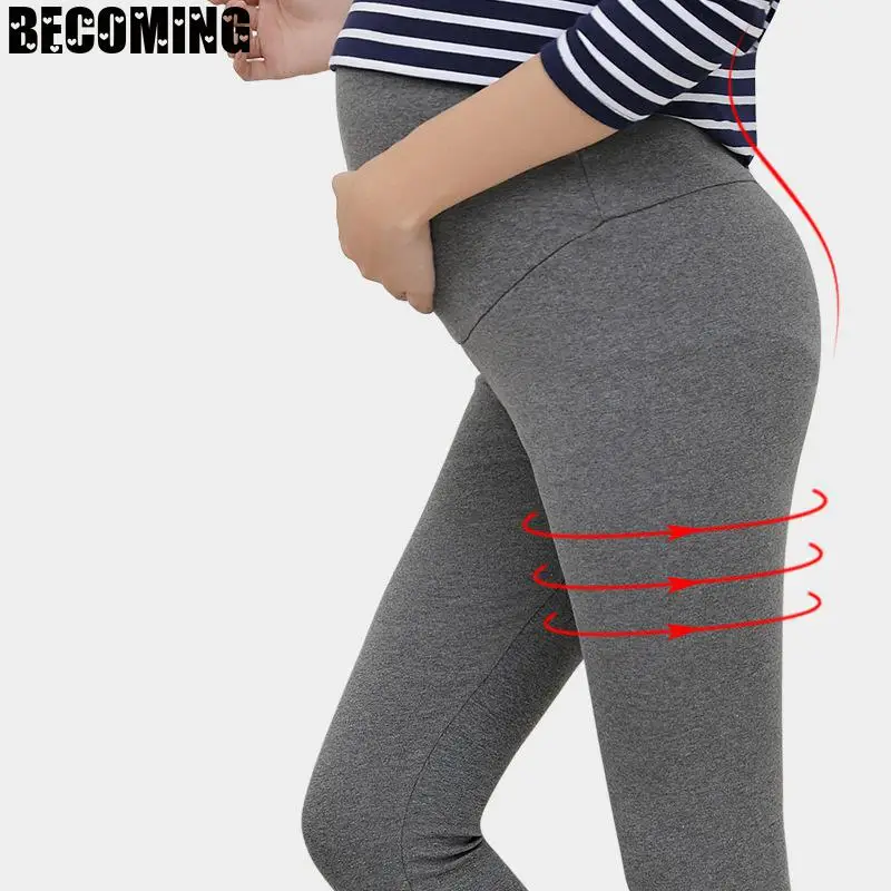 Леггинсы для беременных эластичные спортивные штаны йоги Длинные хлопковые