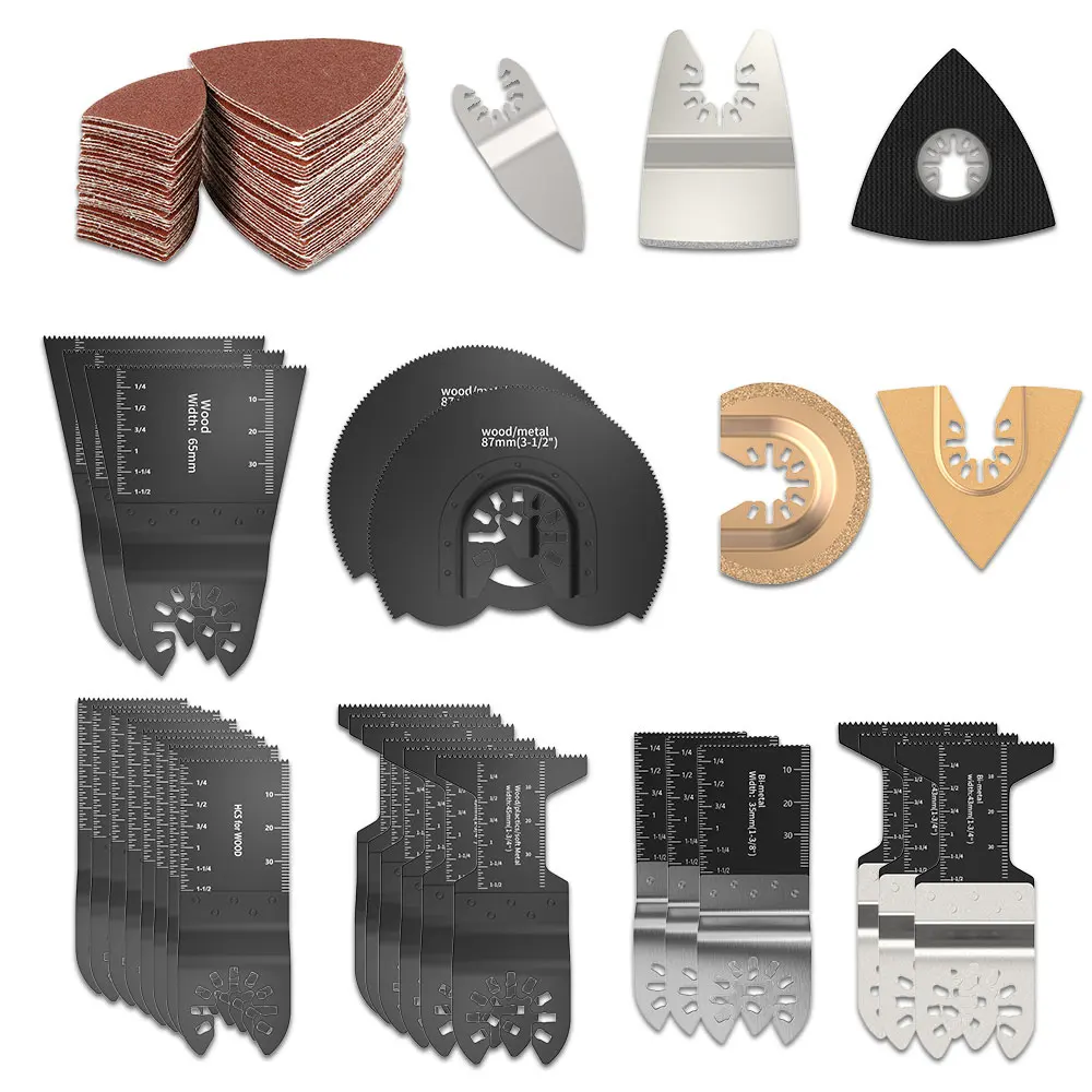 

Набор пильных полотен для ремонта, 108 шт.