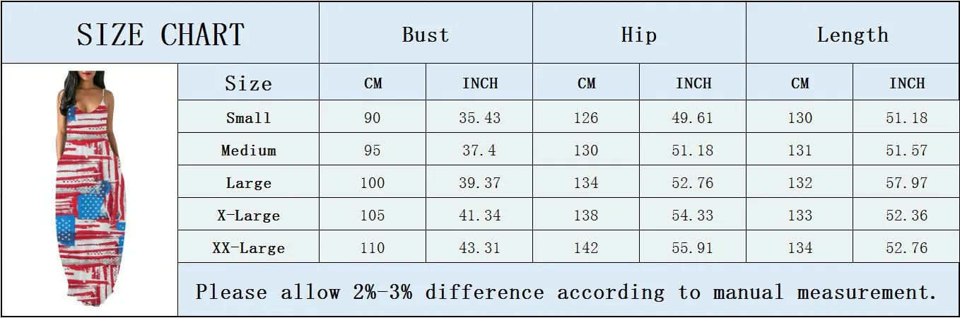 

40# Spaghetti Strap Printing Dress Women V-neck Casual Loose Pocket Long Dresses For Womensleeveless Summer Dresses Vestido